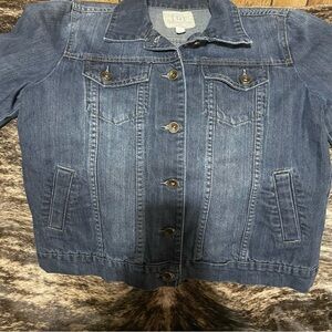 Relativity Blue Jean Jacket Denim RN# 104460 Medium‎